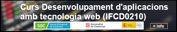 Certificat de professionalitat de Desenvolupament d’Aplicacions amb Tecnologia Web (IFCD0210)