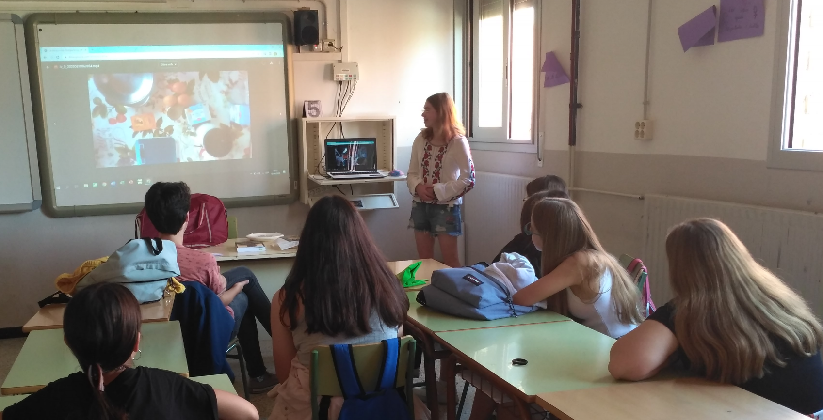 Exposició internacional Aula d'Acollida Veronika Pererva: Cuina i cultura ucraïnesa