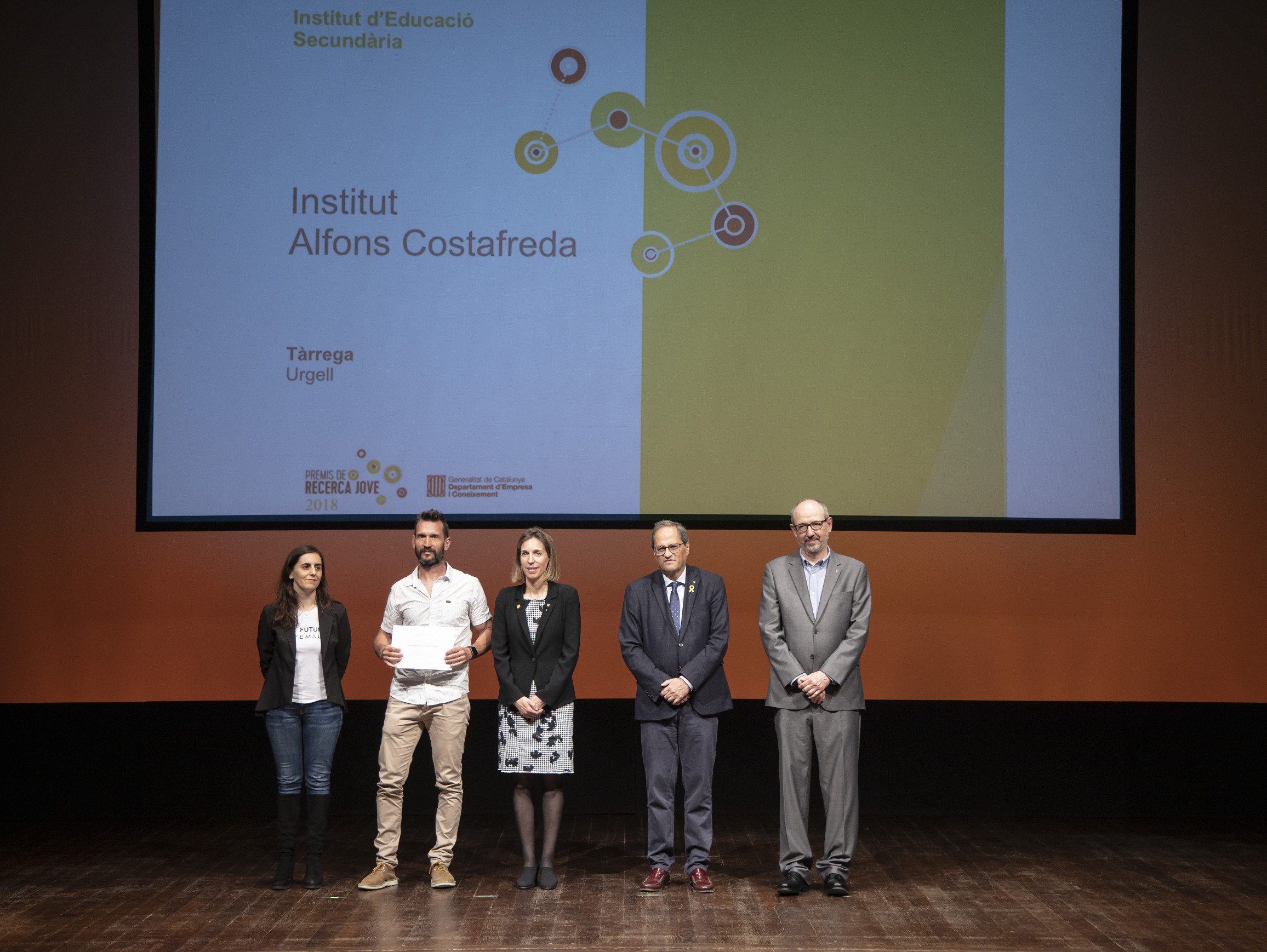 L'institut Alfons Costafreda ha rebut el Premi Reginó pel seu treball sobre el gènere